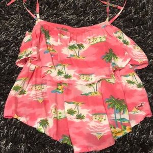❤️hollister pink beach tank top❤️
